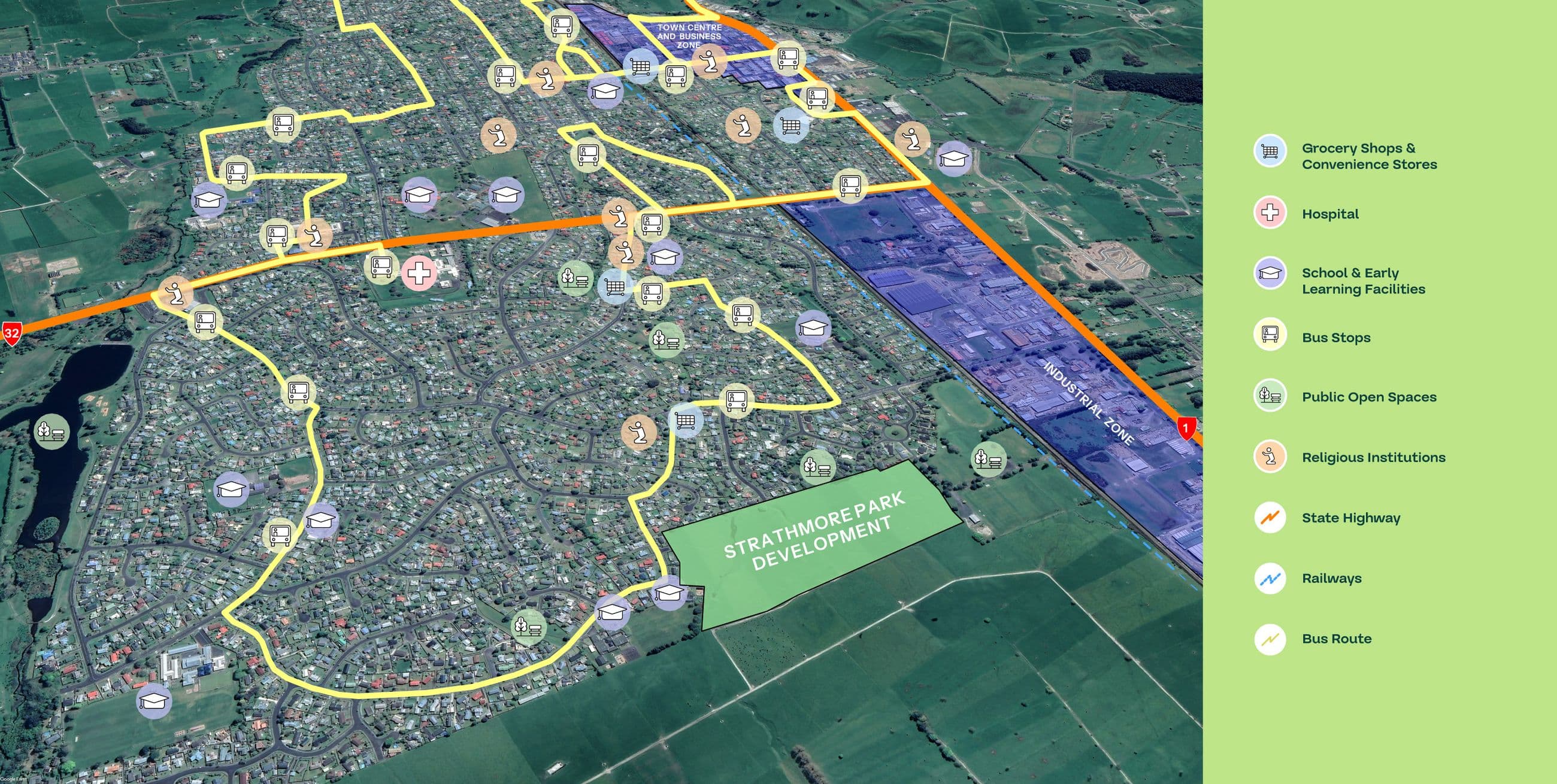 Strathmore Location Map v2